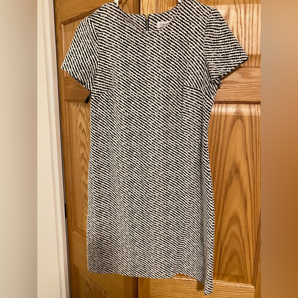 Calvin Klein dress. Black and white. Size 6.